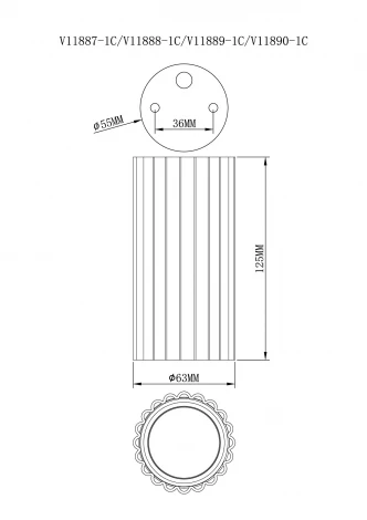 Потолочный светильник Moderli Cora V11889-1C
