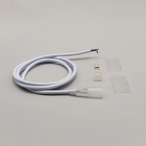 Установочный комплект для светодиодного Дюралайта 24В Ø13 мм, Белый Laitcom F3-24V-W