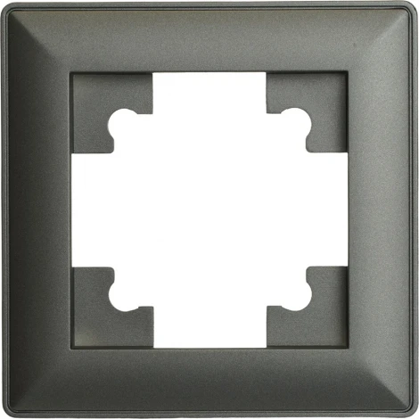 Рамка на 1 пост (графит) Stekker Катрин 39807