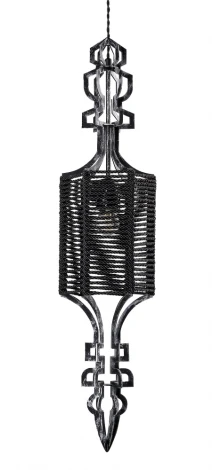 Подвесной светильник Crystal Lux Prima SP1 B BLACK-SILVER/BLACK