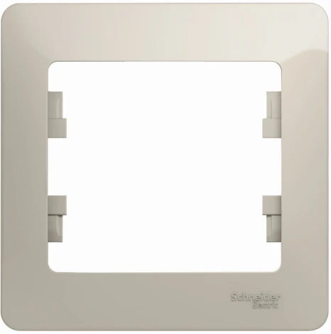 Рамка на 1 пост (молочный) Systeme Electric Glossa GSL000901