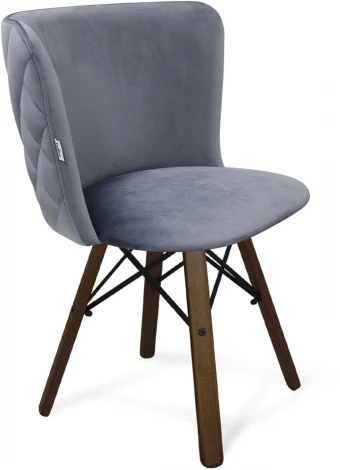 Стул SHT-ST36-3/S70 нейтральный серый/темный орех/черный муар Sheffilton 8974534501