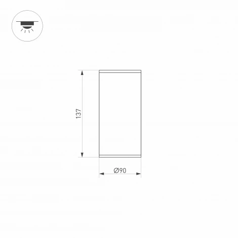 Накладной точечный светильник Arlight LGD-FORMA-SURFACE 032576 (LED, 220V, круглые, IP54)