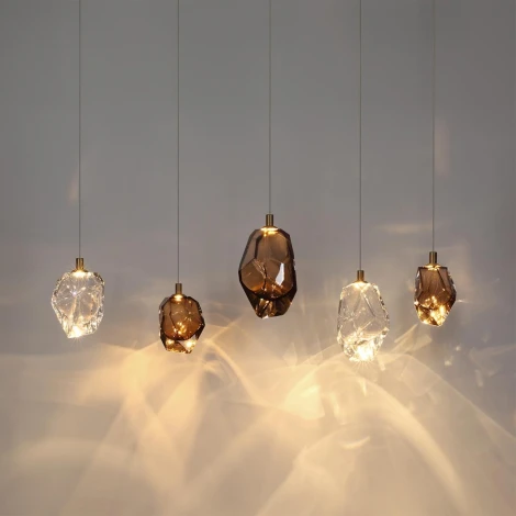 Подвесной светильник Odeon Light Gemme 7113/4LA сиреневый/винное стекло/металл IP20 LED 4W 300Лм 3000K 200° 220V