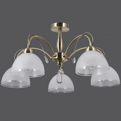 Потолочная люстра на штанге ILLUMICO IL0506-5CSQ-25AB ELITE