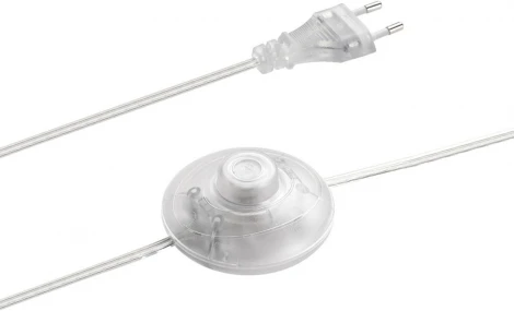 Торшер Lumion Nikki 8250/2F никель/бежевый, металл/текстиль Е27 2*60W 220V (выключатель, круглые)