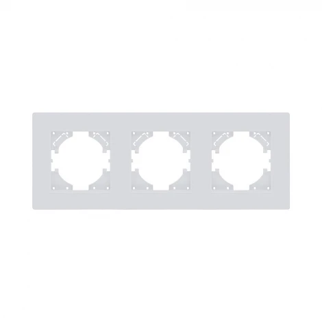 Рамка 3-постовая белый матовый Kollinger Eleganz Plex EP3WM