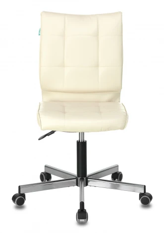 Кресло Бюрократ CH-330M бежевый Orion-10 эко.кожа крестовина металл хром