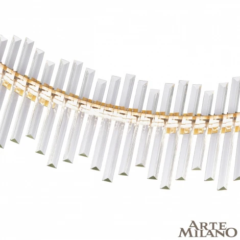 Подвесная люстра Arte Milano Venezia 312011/D600 BS (регулировка яркости, LED, 220V, хрусталь, пульт управления, на тросе, круглые)