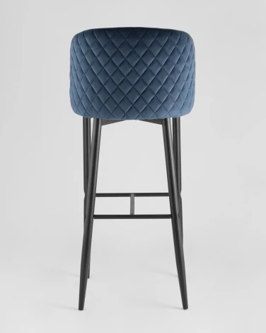 Стул барный Stool Group Оскар велюр сине-зеленый УТ000001369