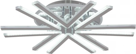 Потолочная люстра светодиодная на штанге с пультом Reluce 09824-3.3-06C CR (RGB) (220V)