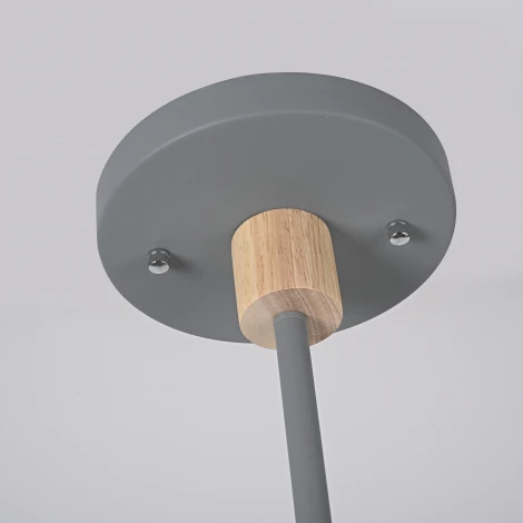 Потолочная люстра Wi-Fi на штанге Turna Dbl L6 Gray By ImperiumLoft Turna-Dbl01 (LED, 220V, голосовое управление, умный дом - Алиса)