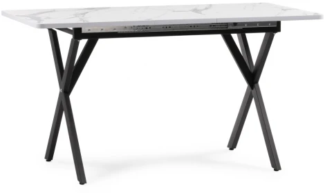 Стол деревянный Гурдун белый / черный 464908 Woodville