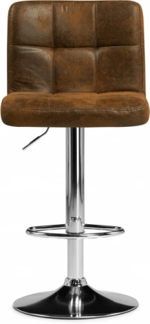 Барный стул Woodville Paskal brown / chrome арт.15825