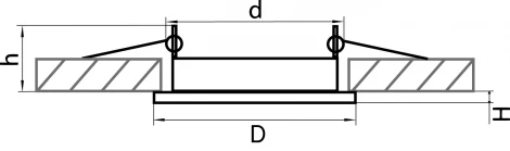 Встраиваемый точечный светильник Lightstar Tensio 212111 (220V)