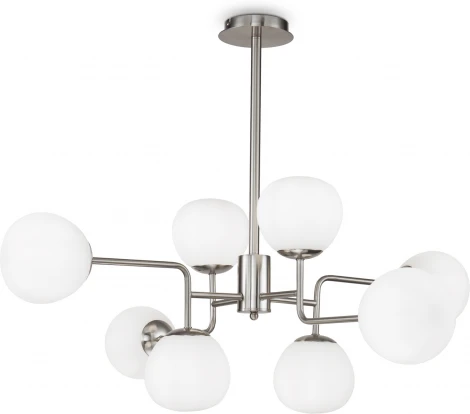 Потолочная люстра Maytoni Erich MOD221-PL-08-N (220V, шарики, молекулы)