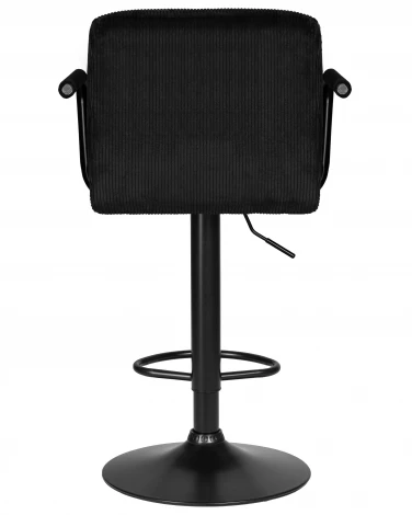 Набор 2 шт стул барный DOBRIN KRUGER ARM BLACK (черный вельвет (LAR-E2041-52))