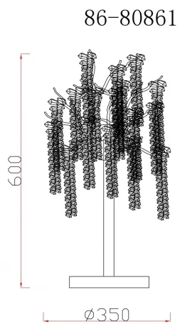 Настольная лампа Garda Decor 86-80861