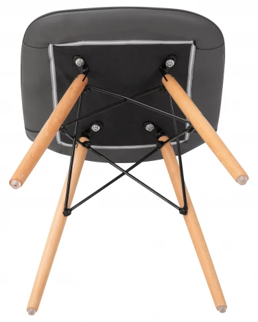 Стул обеденный BENNET (ножки светлый бук, серый)