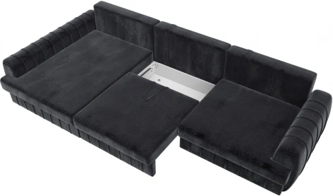Диван угловой Лига-057 НПБ Лонг угол левый Лига Диванов (Велюр) арт.129307L