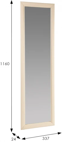 Зеркало настенное Селена слоновая кость 116 см х 33,7 см от фабрики Mebelik