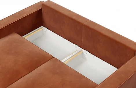 КОРСО-1 Диван прямой, терракотовый D1 furniture арт.AAA41691002