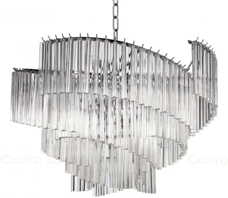 Подвесная люстра каскадная большая Cloyd Evolute 10572 (220V, на цепи)