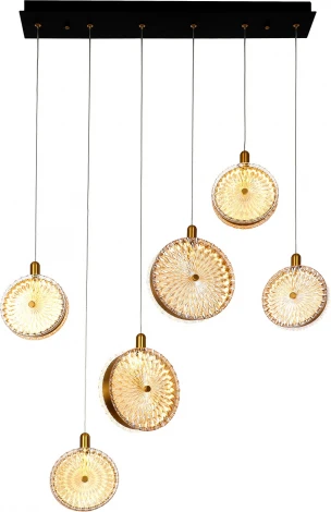 Подвесной светильник Favourite Slik 4488-6P (LED, 220V, на проводе, круглые)