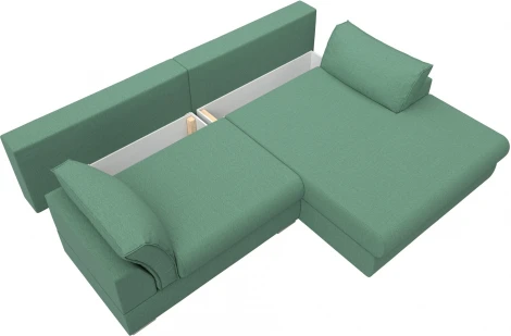 Диван угловой Пекин угол правый Лига Диванов (Рогожка) арт.123513