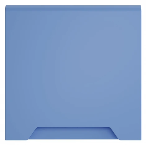 Накладка для розетки с заземлением защитными шторками и крышкой (деним) Voltum S70 VLS000815