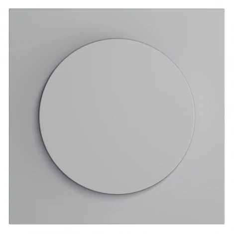 Накладка для светорегулятора поворотно-нажимного (серый) Voltum S70 VLS002016