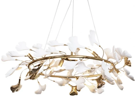 Подвесная люстра Loft It Fleur 10124/8 (220V, на тросе, цветы, кольцо)