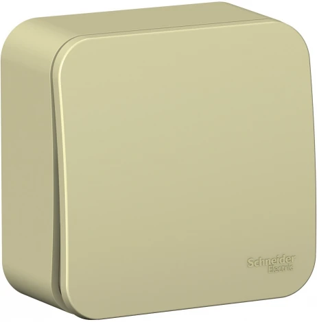 Выключатель накладной одноклавишный (бежевый) Systeme Electric Blanca BLNVA106017