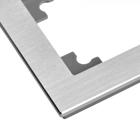 Рамка на 4 поста (серебро) Stekker Катрин 50023