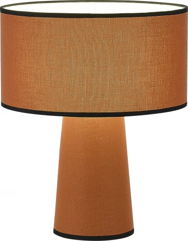 Настольная лампа ST Luce Jackie SL1354.604.01 Кирпичный/Кирпичный, Черный E27 1*40W (220V, выключатель, круглые)