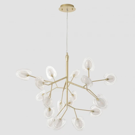 Подвесной светильник Crystal Lux SOLE SP20 GOLD (220V, на тросе, листья)