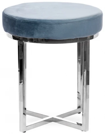 Банкетка-оттоманка серая с голубым MY iNTERNO Parma MYB-2S