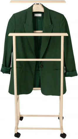 Вешалка костюмная на колесах В 22Н слоновая кость от фабрики Mebelik