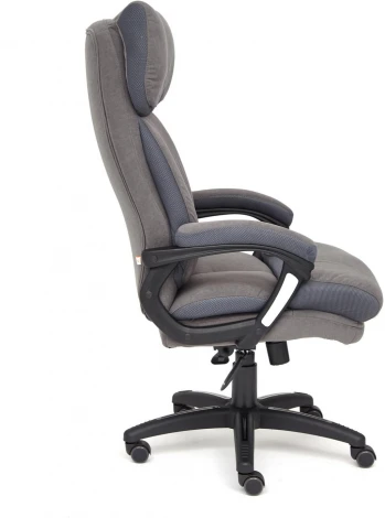 Кресло DUKE (Флок,Ткань /Серый)