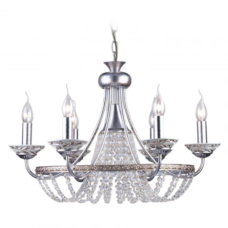 Подвесная люстра Arti Lampadari Latera E 1.1.6 S (220V, на цепи, подсвечник, свеча)