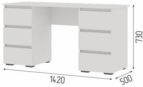 Компьютерный стол Woodville Элла (ЛДСП) арт.547992