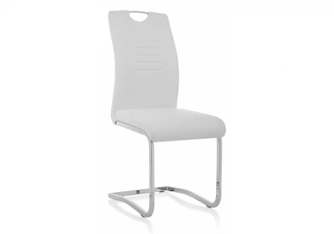 11220 Обеденный стул на металлокаркасе Woodville Neler белый 11220