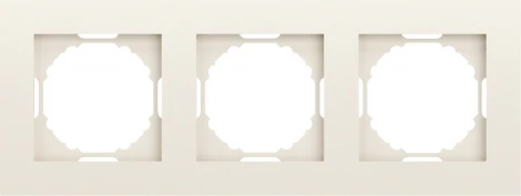 Рамка 3-я, матовый кремовый Donel A07 DE21331