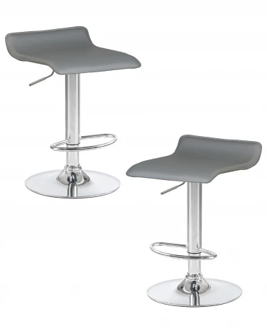 Набор 2 шт стул барный DOBRIN TOMMY (серый)