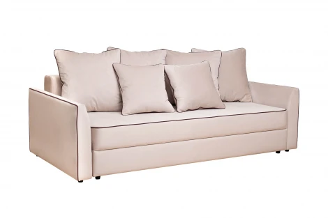 Диван Mores(K)/VD кант трехмест.раскл. велюр беж. Colton 002-BEG 226*103*94 Garda Decor