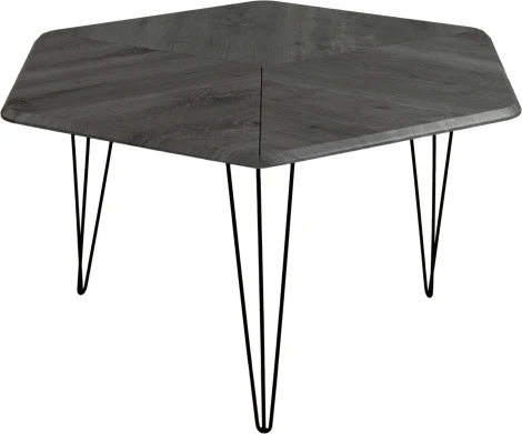 Стол журнальный BeautyStyle 23 орех гикори grey/черный Mebelik арт.009003