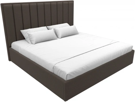 Кровать интерьерная Афродита 200 (Коричневый/Рогожка) Лига Диванов арт.123059