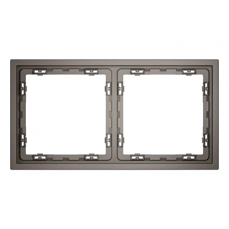 Рамка пластиковая на 2 пост (капучино) Voltum S70 VLS100214