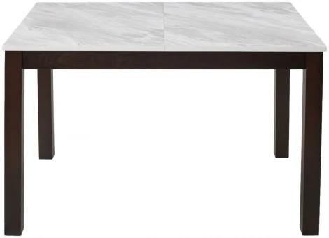 Стол TME-6931 MBH белый мрамор SWEDEN / BB темный орех M-City 64382