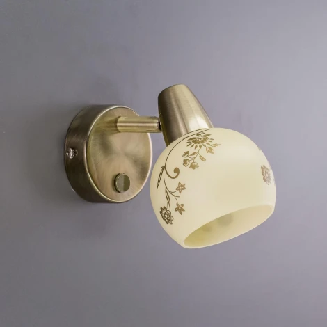 Спот Citilux Соната CL520513 (220V, выключатель, листья)